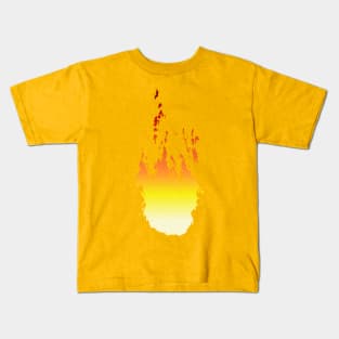 fire ink & color gradient Kids T-Shirt